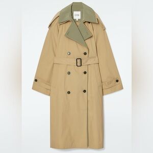 COS Layered Double-Breasted Trench Coat